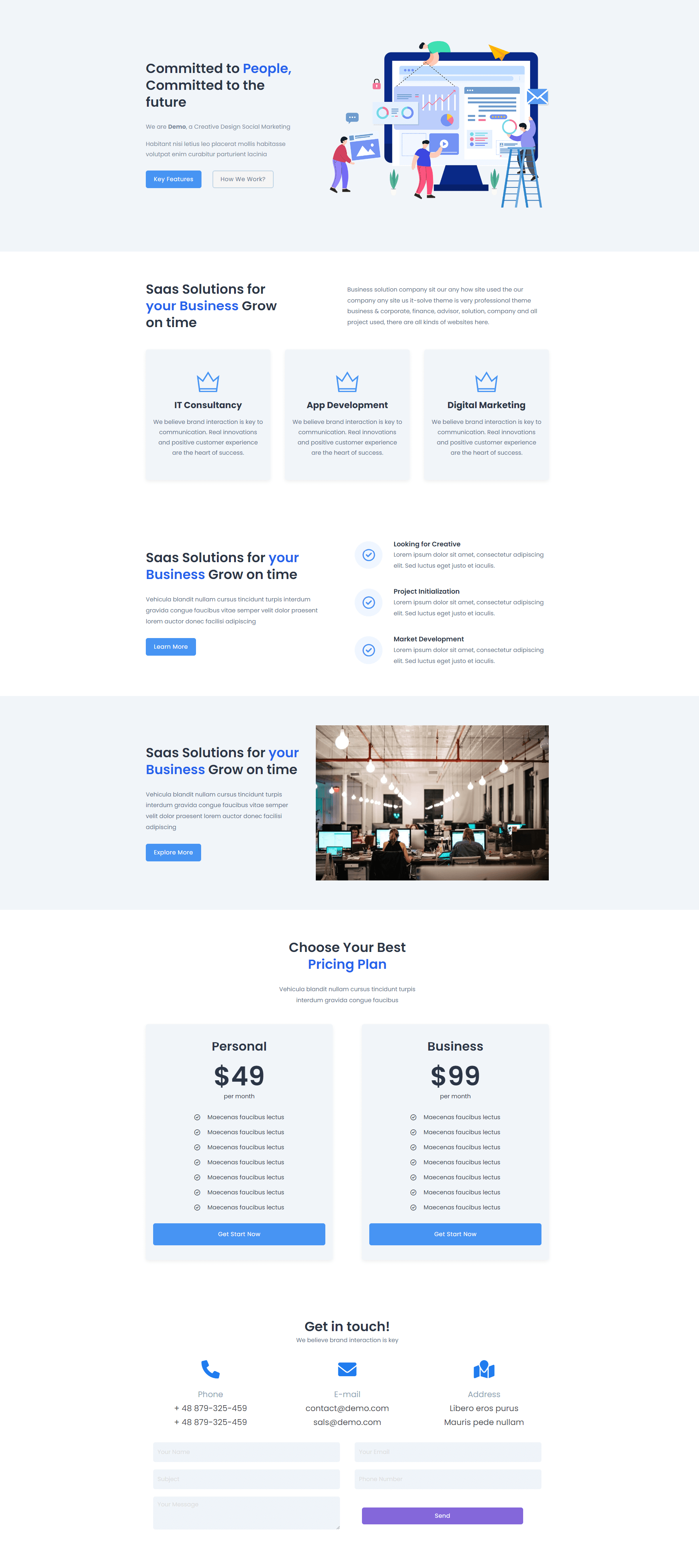 bricks builder landing page